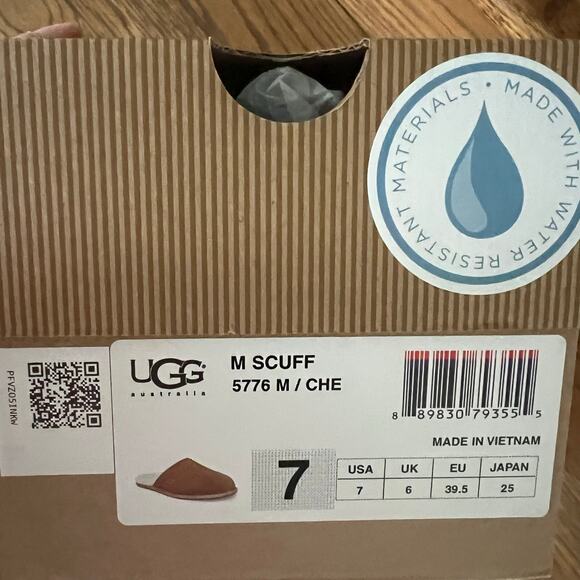 UGG Australia Scuff men’s shearing brown slippers main image 7